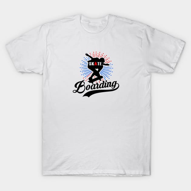 Skateboarding T-Shirt by artsytee